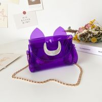 Mujeres Pequeña Pvc Color Sólido Estilo Vintage Estilo Clásico Gire La Tapa Bolsa De Gelatina main image 4