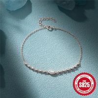 Style Simple Géométrique Œil Argent Sterling Placage Bracelets main image 3