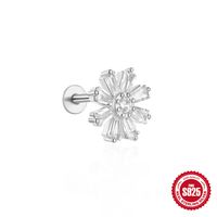 1 Piece Elegant Star Crown Bow Knot Plating Sterling Silver Ear Studs sku image 18