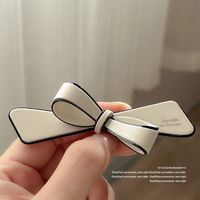 Women's Sweet Bow Knot Arylic Hair Clip sku image 3