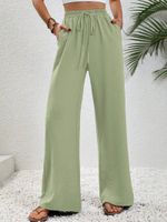 Women's Daily Streetwear Solid Color Full Length Casual Pants Straight Pants main image 2