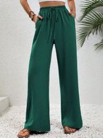 Women's Daily Streetwear Solid Color Full Length Casual Pants Straight Pants main image 4