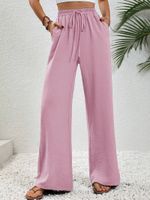 Women's Daily Streetwear Solid Color Full Length Casual Pants Straight Pants main image 5