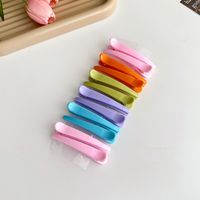 Women's Simple Style Solid Color Resin Hair Clip sku image 7