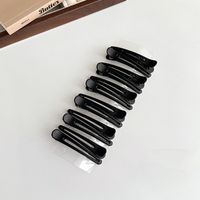 Women's Simple Style Solid Color Resin Hair Clip sku image 14