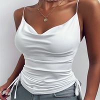 Women's Vest Tank Tops Classic Style Solid Color main image 4