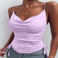 Women's Vest Tank Tops Classic Style Solid Color main image 5