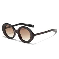 Simple Style Solid Color Pc Round Frame Full Frame Women's Sunglasses main image 3