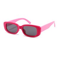 Casual Color Block Tac Square Full Frame Kids Sunglasses sku image 4