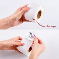 Solid Color Casual School Daily Paper Simple Style Adhesive Tape main image 5