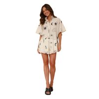 Women's Daily Street Casual Vacation Printing Shorts Printing Rompers main image 4
