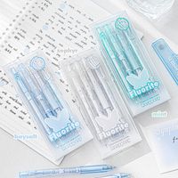 4 Pieces Butterfly Class Learning PC Cute Gel Pen main image 7