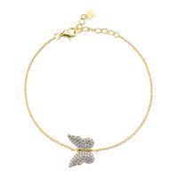 Simple Style Geometric Sterling Silver 18k Gold Plated White Gold Plated Bracelets sku image 4