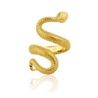 De Gros Style Simple Style Cool Serpent Le Cuivre Placage Anneau Ouvert sku image 2