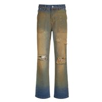 Women's Street Streetwear Solid Color Full Length Jeans Straight Pants sku image 7