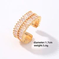 Wholesale Simple Style Heart Shape Copper Open Rings main image 2