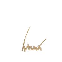 Titan Stahl Süß Kaninchen Geometrisch Bogenknoten Überzug Halskette Mit Anhänger main image 2