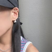 1 Pair Simple Style Geometric Plating Sterling Silver Hoop Earrings main image 3