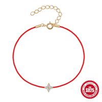 Simple Style Star Sterling Silver Rope Plating Women's Bracelets sku image 1