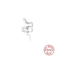 1 Piece Simple Style Cool Style Snake Plating Sterling Silver Ear Cuffs sku image 2