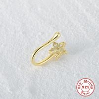 1 Piece Nose Rings & Studs Simple Style Star Moon Sterling Silver Plating Nose Ring main image 9