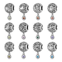 1 Piece Sterling Silver Zircon Inlay Beads main image 11