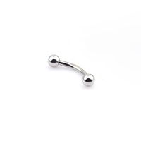 1 Piece Eyebrow Studs Simple Style Solid Color Pure Titanium main image 5
