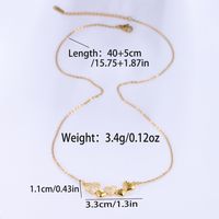 Wholesale Elegant Heart Shape 304 Stainless Steel Plating Inlay 18K Gold Plated Zircon Pendant Necklace main image 2