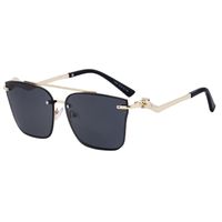 IG Style Modern Style Gradient Color Pc Square Frameless Men's Sunglasses main image 4