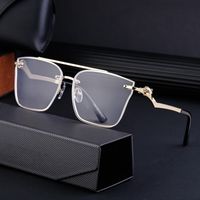 IG Style Modern Style Gradient Color Pc Square Frameless Men's Sunglasses main image 1