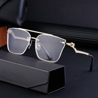 IG Style Modern Style Gradient Color Pc Square Frameless Men's Sunglasses main image 10