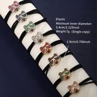 Women's Cute XUPING Commute Animal Alloy Copper Alloy Plating Inlay Artificial Gemstones Hair Tie sku image 9