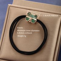 Women's Cute XUPING Commute Animal Alloy Copper Alloy Plating Inlay Artificial Gemstones Hair Tie sku image 7