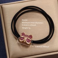 Women's Cute XUPING Commute Animal Alloy Copper Alloy Plating Inlay Artificial Gemstones Hair Tie sku image 5