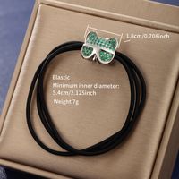 Women's Cute XUPING Commute Animal Alloy Copper Alloy Plating Inlay Artificial Gemstones Hair Tie sku image 3