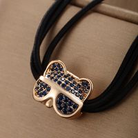 Women's Cute XUPING Commute Animal Alloy Copper Alloy Plating Inlay Artificial Gemstones Hair Tie main image 9