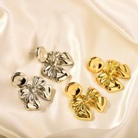 1 Pair Elegant Bow Knot Alloy Drop Earrings main image 1