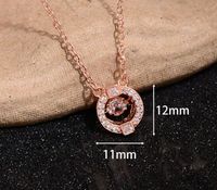 Elegant Circle Copper Pendant Necklace main image 2