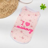 Casual Polyester Letter Color Block Pet Clothing main image 4