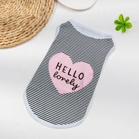 Casual Polyester Letter Color Block Pet Clothing main image 2