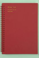 1 Piece Solid Color Learning School Paper Business Retro Notebook sku image 2