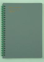 1 Piece Solid Color Learning School Paper Business Retro Notebook sku image 4