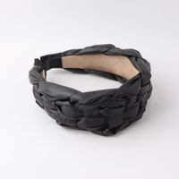 Women's Casual Streetwear Solid Color Pu Leather Hair Band main image 5