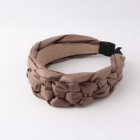 Women's Casual Streetwear Solid Color Pu Leather Hair Band main image 4