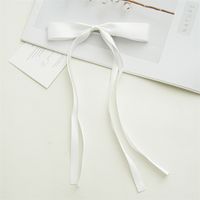 Women's Elegant Simple Style Bow Knot Satin Hair Clip sku image 1