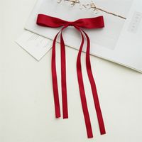 Women's Elegant Simple Style Bow Knot Satin Hair Clip sku image 2