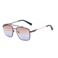 Business Solid Color Pc Square Full Frame Men's Sunglasses main image 8