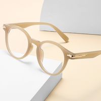 Elegant Simple Style Solid Color Pc Square Full Frame Optical Glasses main image 1