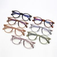 Elegant Simple Style Solid Color Pc Square Full Frame Optical Glasses main image 5
