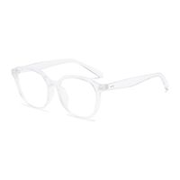 Elegant Simple Style Solid Color Ac Oval Frame Full Frame Optical Glasses sku image 3